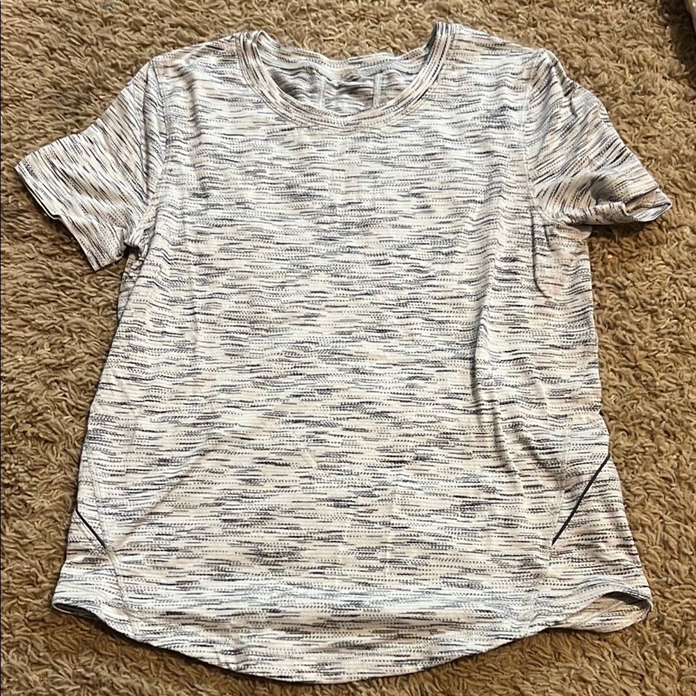 Casual Striped Short Sleeve Tee